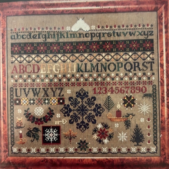 Bundle of 2 Count Cross Stitch Patterns - Winter & Summer Samplers - Picture 5 of 6